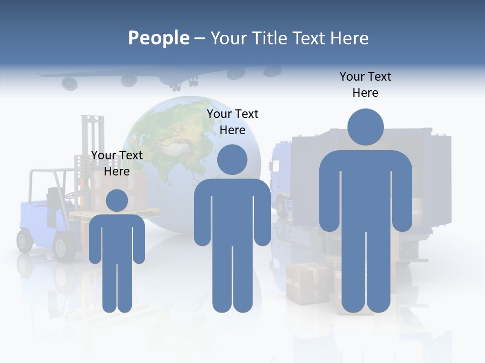 Service Package Cargo PowerPoint Template