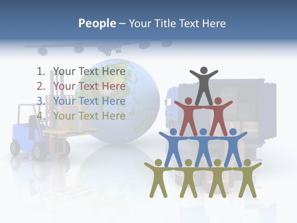 Service Package Cargo PowerPoint Template