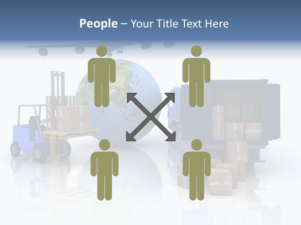 Service Package Cargo PowerPoint Template