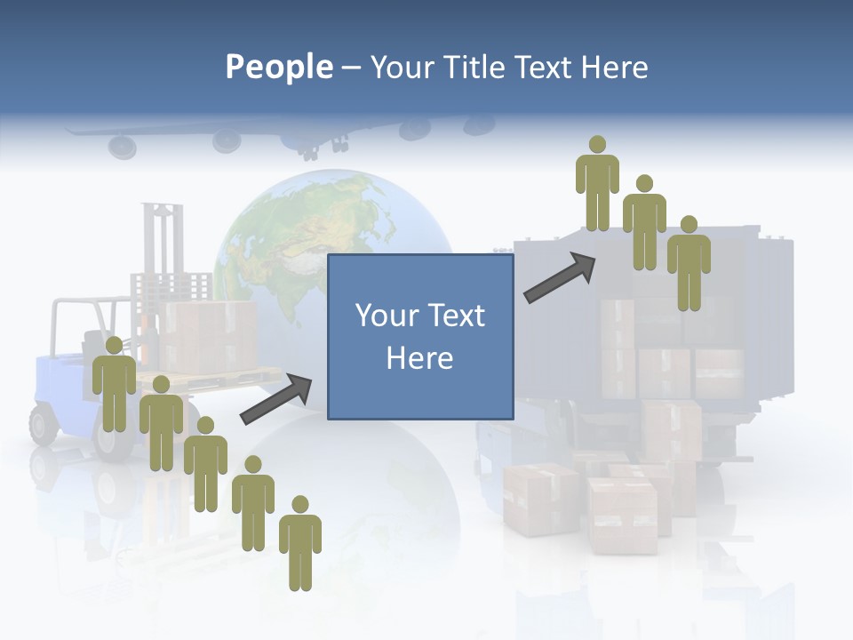 Service Package Cargo PowerPoint Template