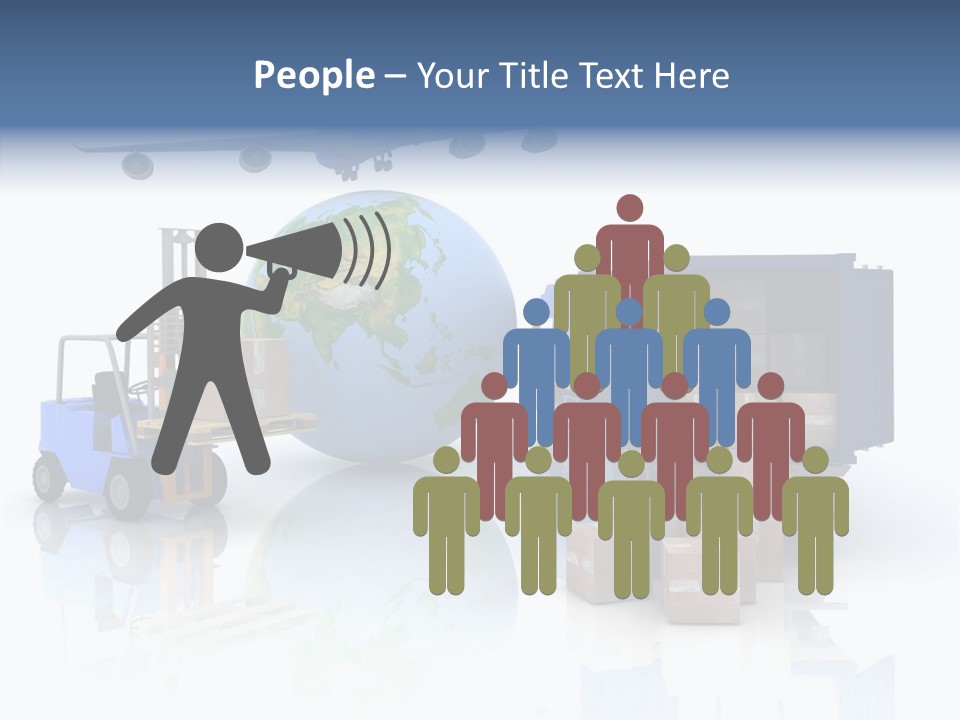 Service Package Cargo PowerPoint Template