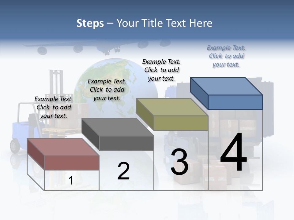 Service Package Cargo PowerPoint Template