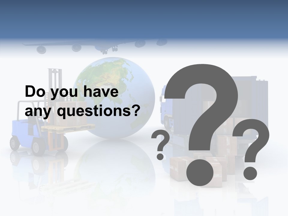 Service Package Cargo PowerPoint Template