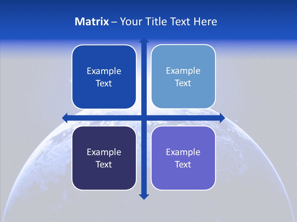 Atmosphere Global Night PowerPoint Template