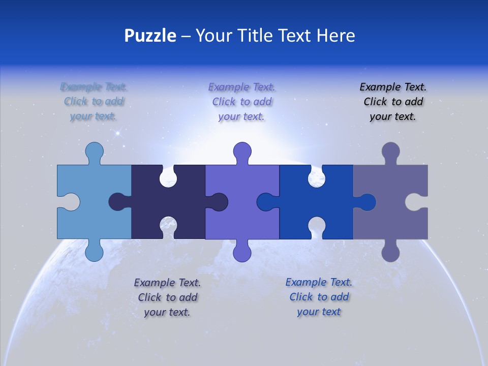 Atmosphere Global Night PowerPoint Template