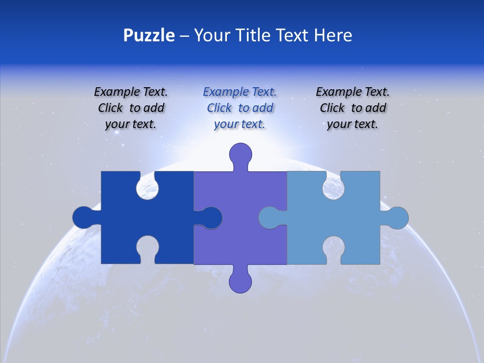 Atmosphere Global Night PowerPoint Template