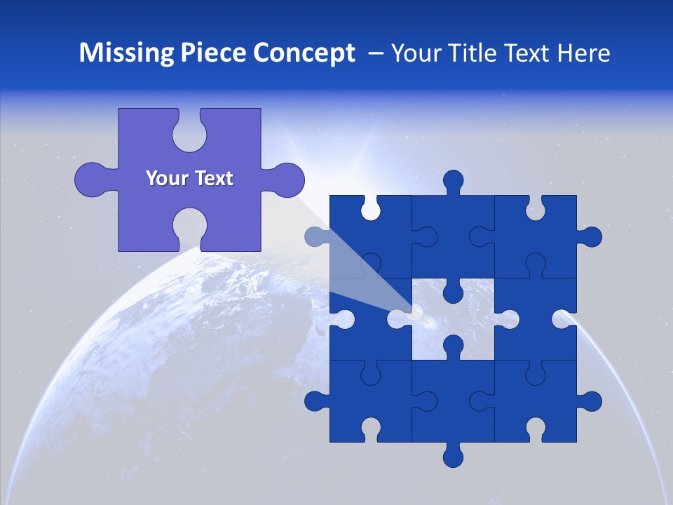 Atmosphere Global Night PowerPoint Template