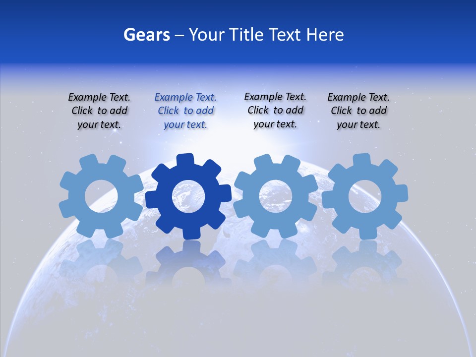 Atmosphere Global Night PowerPoint Template