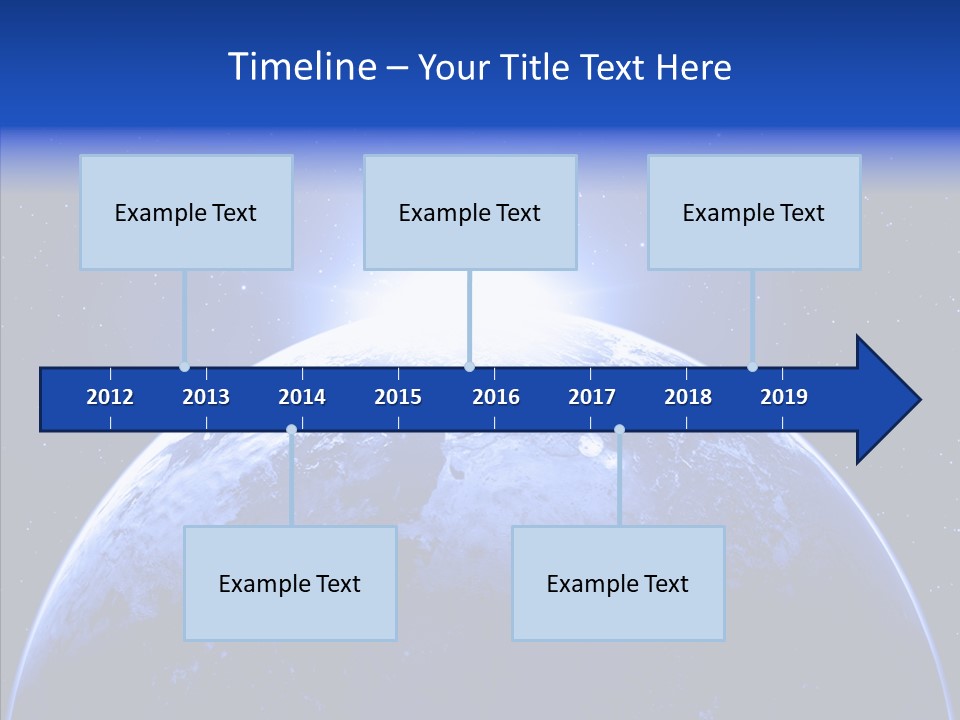 Atmosphere Global Night PowerPoint Template