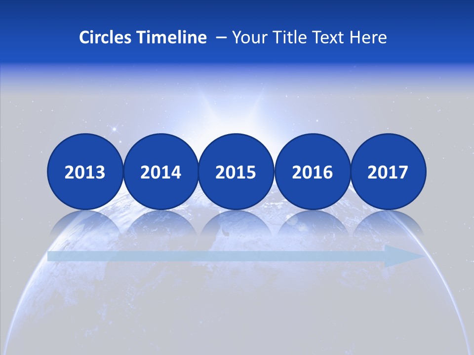 Atmosphere Global Night PowerPoint Template