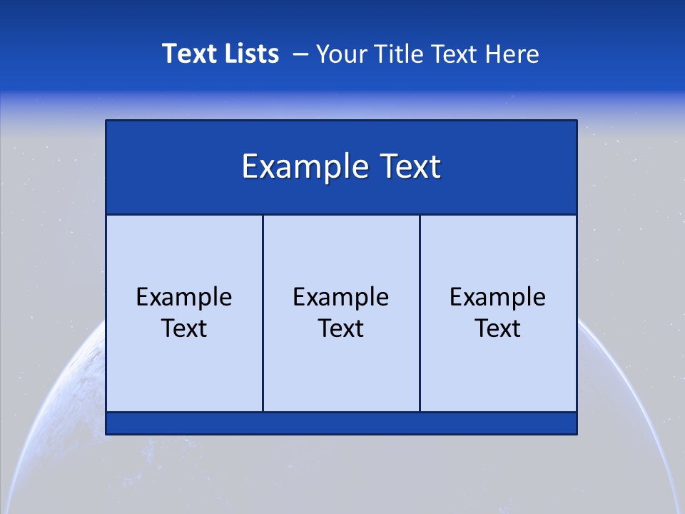 Atmosphere Global Night PowerPoint Template
