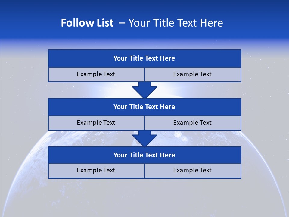 Atmosphere Global Night PowerPoint Template