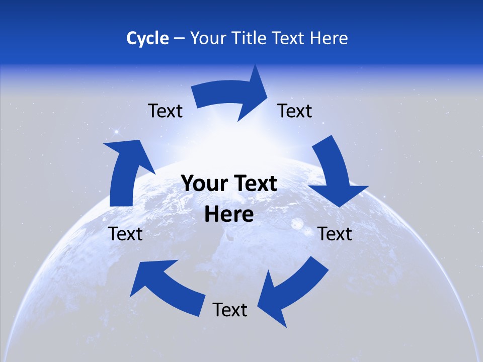 Atmosphere Global Night PowerPoint Template