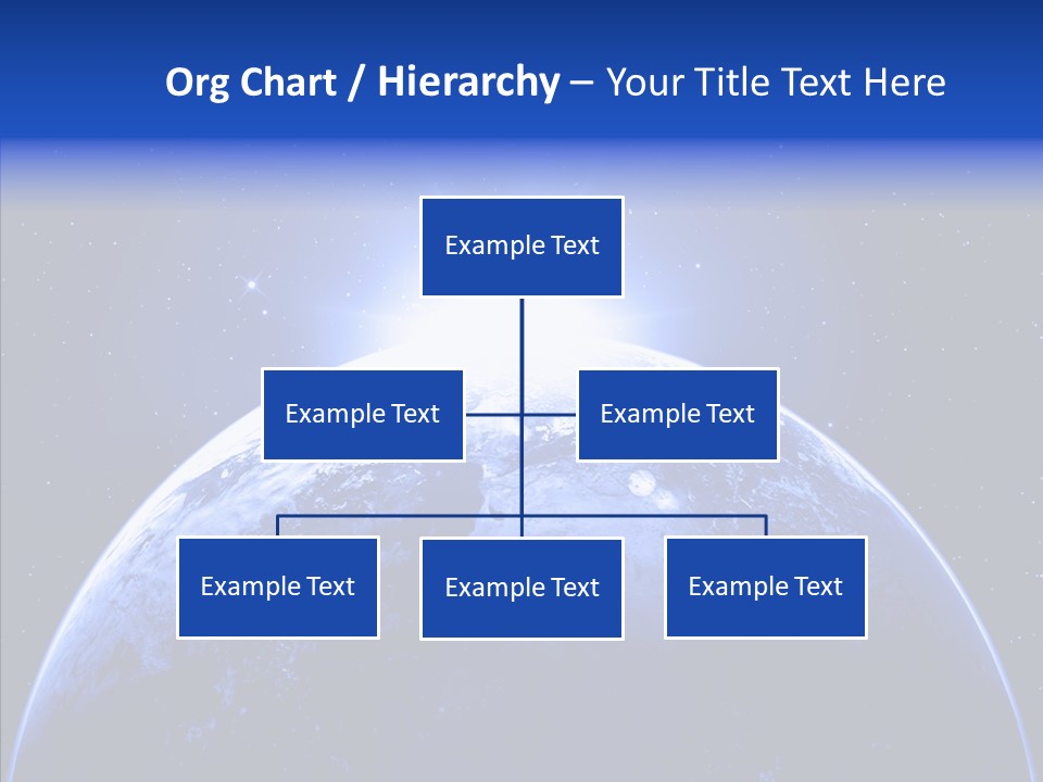 Atmosphere Global Night PowerPoint Template