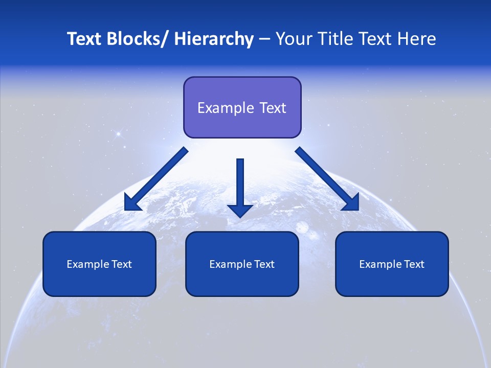 Atmosphere Global Night PowerPoint Template