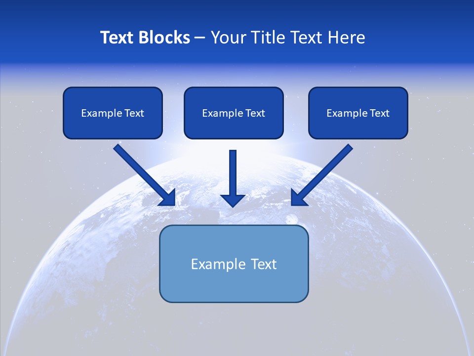 Atmosphere Global Night PowerPoint Template