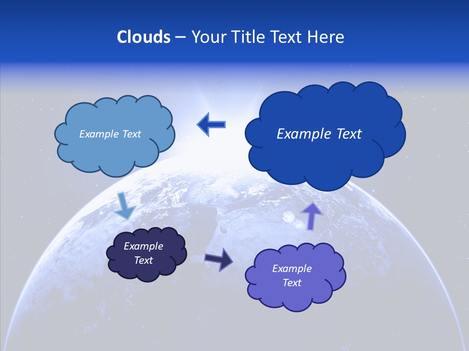 Atmosphere Global Night PowerPoint Template