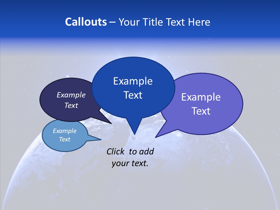 Atmosphere Global Night PowerPoint Template