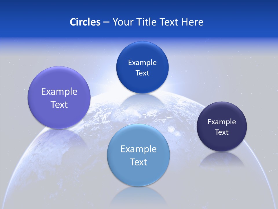 Atmosphere Global Night PowerPoint Template