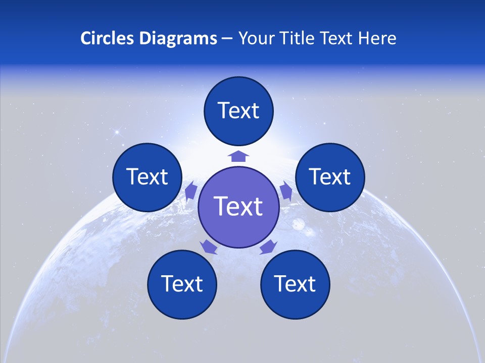 Atmosphere Global Night PowerPoint Template