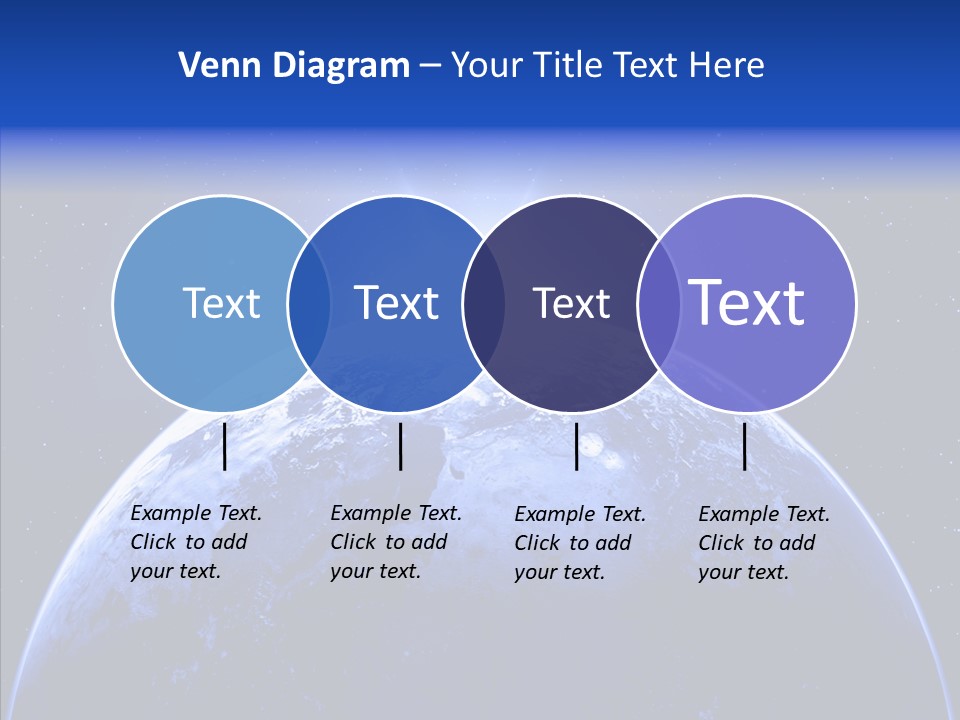 Atmosphere Global Night PowerPoint Template
