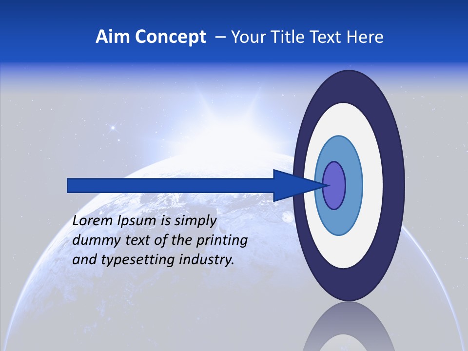 Atmosphere Global Night PowerPoint Template