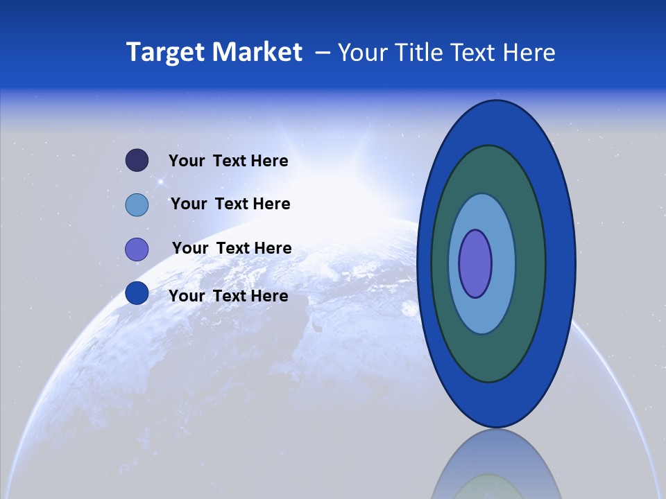 Atmosphere Global Night PowerPoint Template