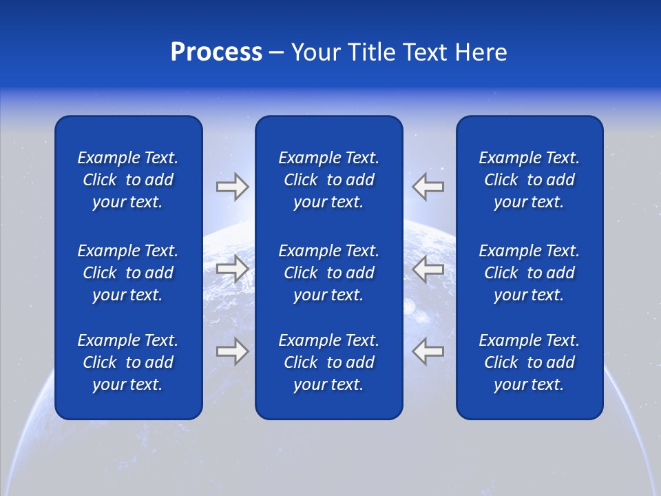 Atmosphere Global Night PowerPoint Template