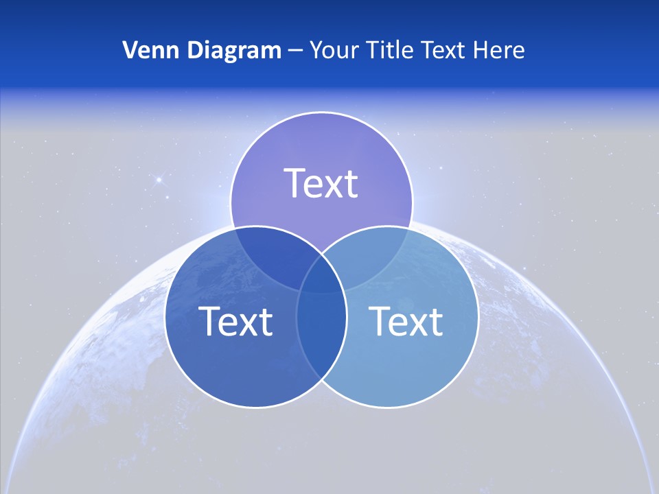 Atmosphere Global Night PowerPoint Template
