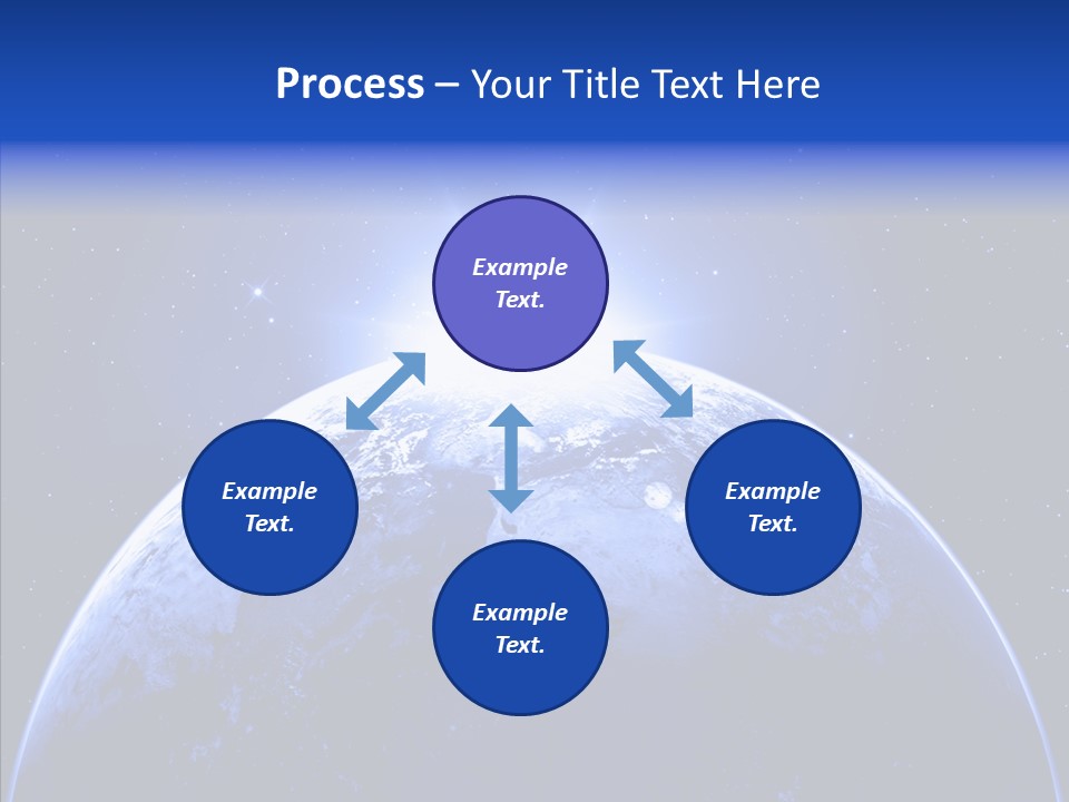 Atmosphere Global Night PowerPoint Template
