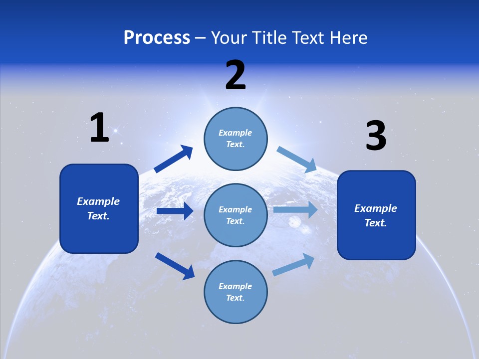 Atmosphere Global Night PowerPoint Template