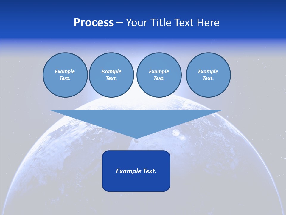 Atmosphere Global Night PowerPoint Template