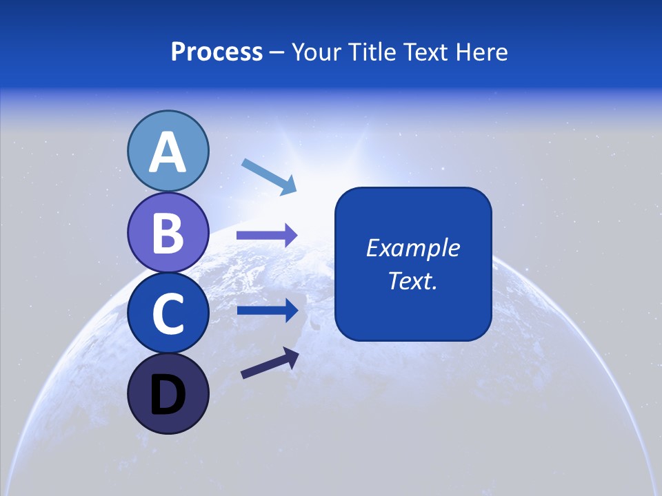 Atmosphere Global Night PowerPoint Template