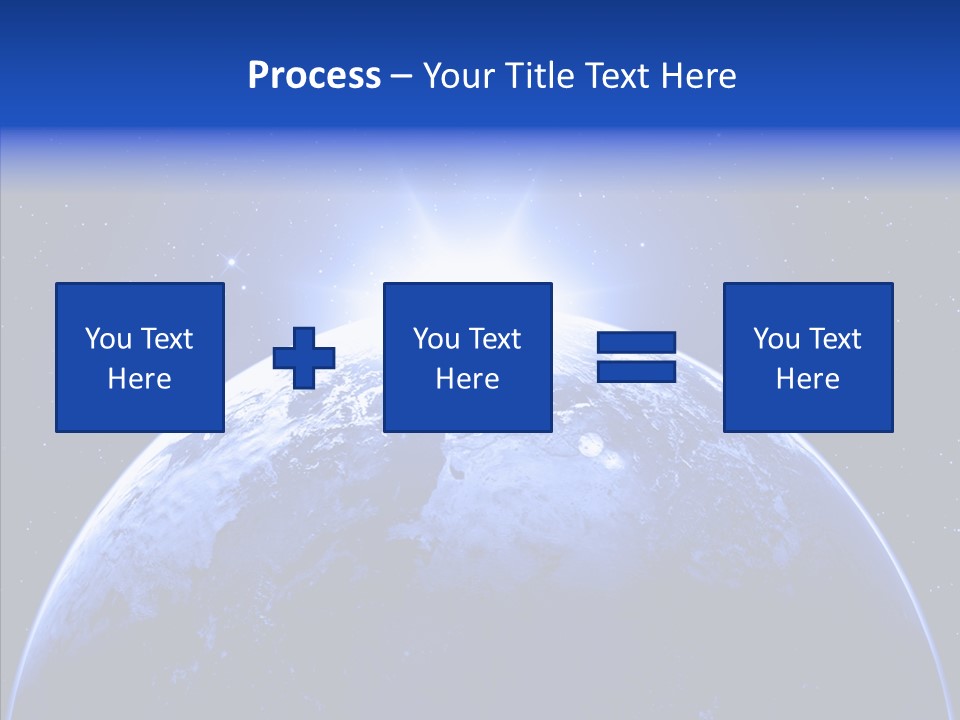 Atmosphere Global Night PowerPoint Template