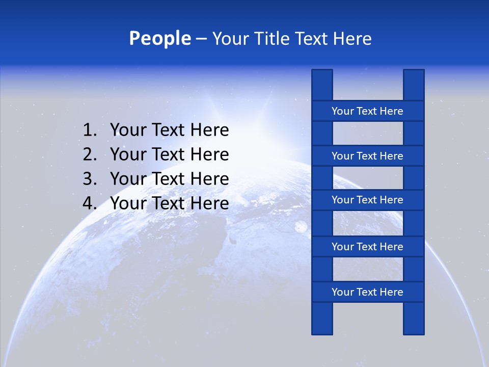 Atmosphere Global Night PowerPoint Template