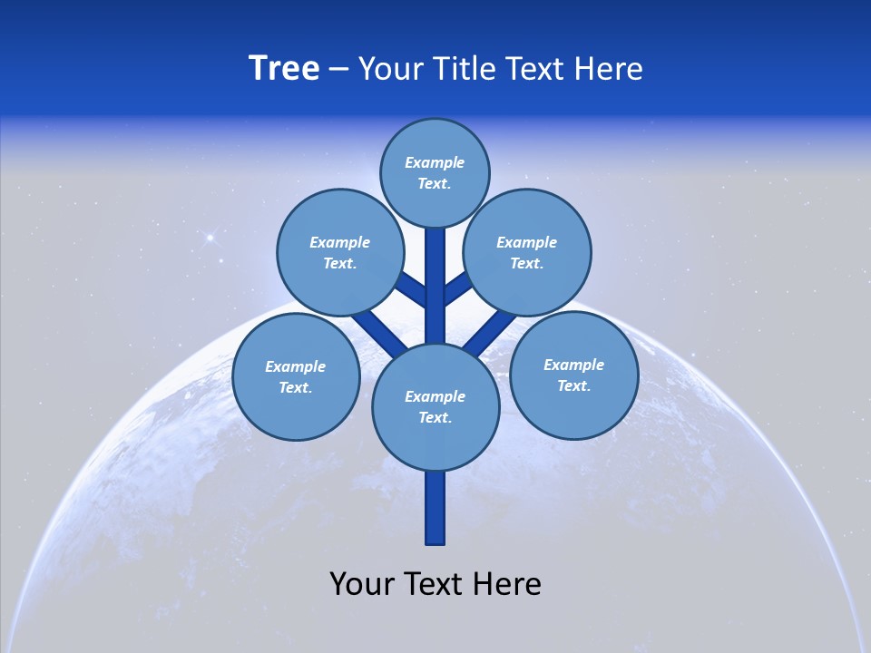 Atmosphere Global Night PowerPoint Template