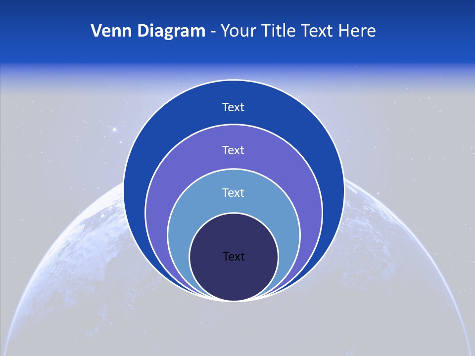 Atmosphere Global Night PowerPoint Template