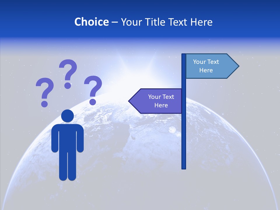 Atmosphere Global Night PowerPoint Template