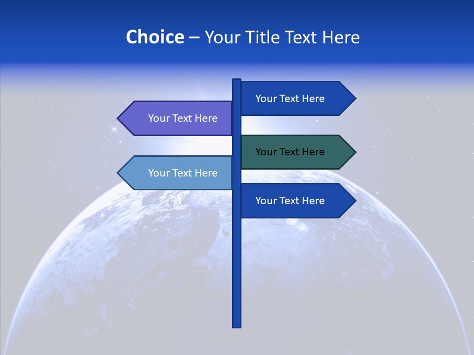 Atmosphere Global Night PowerPoint Template