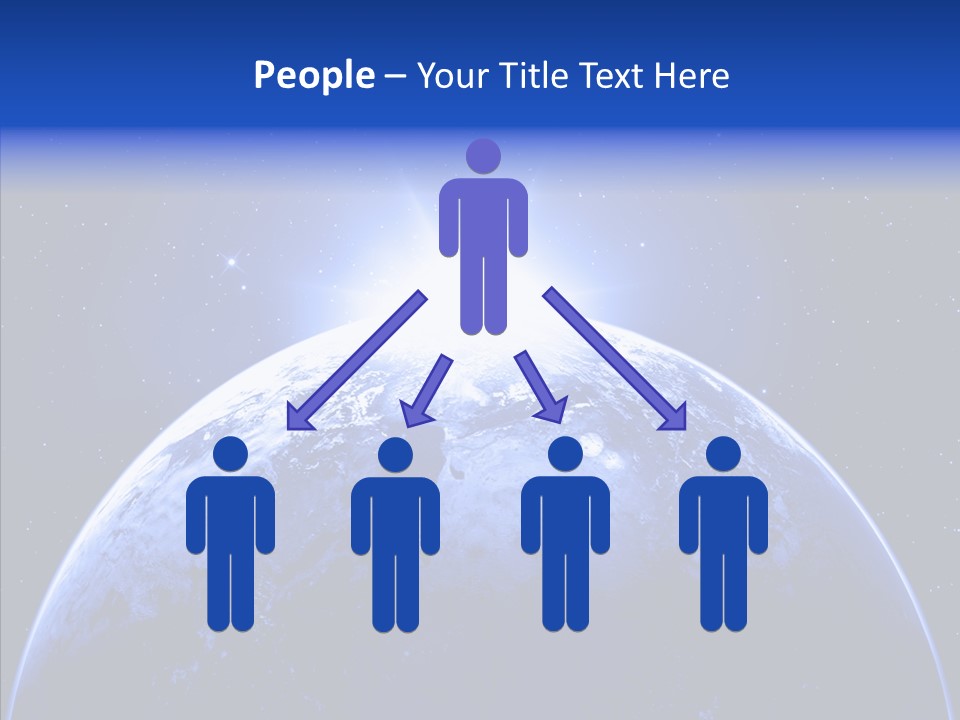 Atmosphere Global Night PowerPoint Template