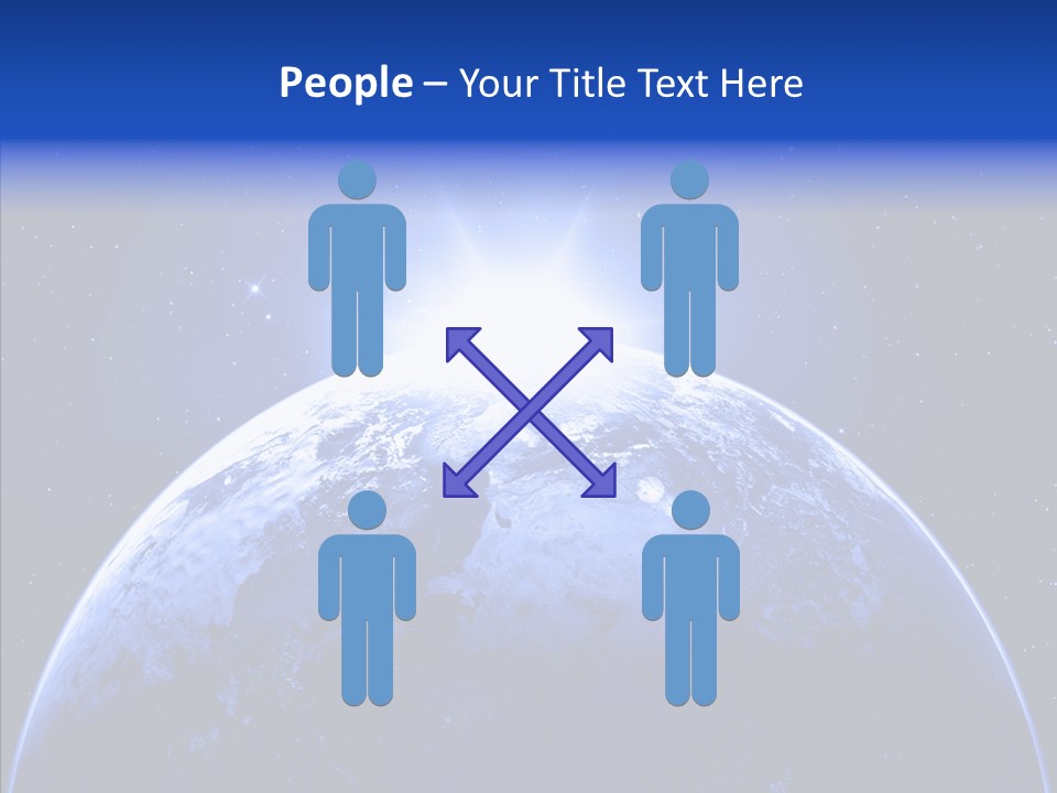 Atmosphere Global Night PowerPoint Template