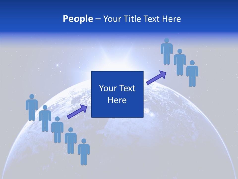 Atmosphere Global Night PowerPoint Template