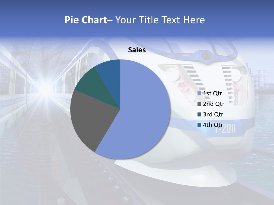 Track Vehicle City PowerPoint Template