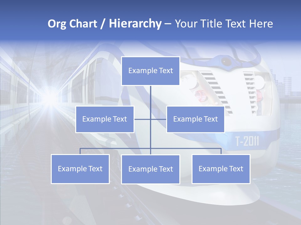 Track Vehicle City PowerPoint Template