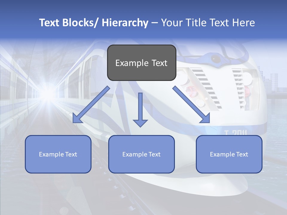 Track Vehicle City PowerPoint Template