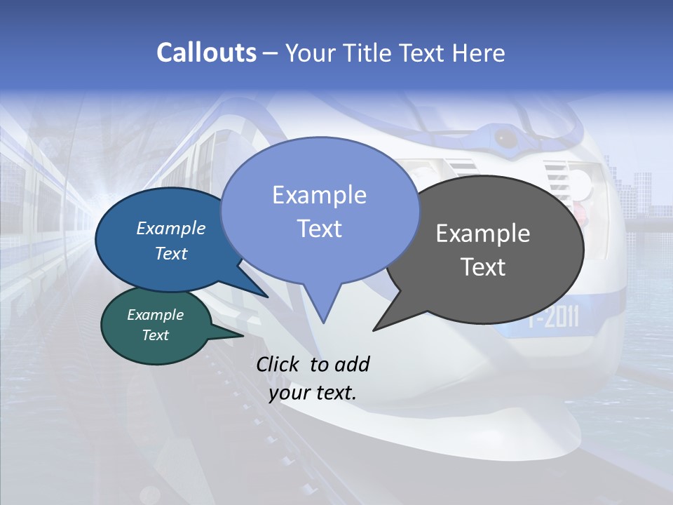 Track Vehicle City PowerPoint Template