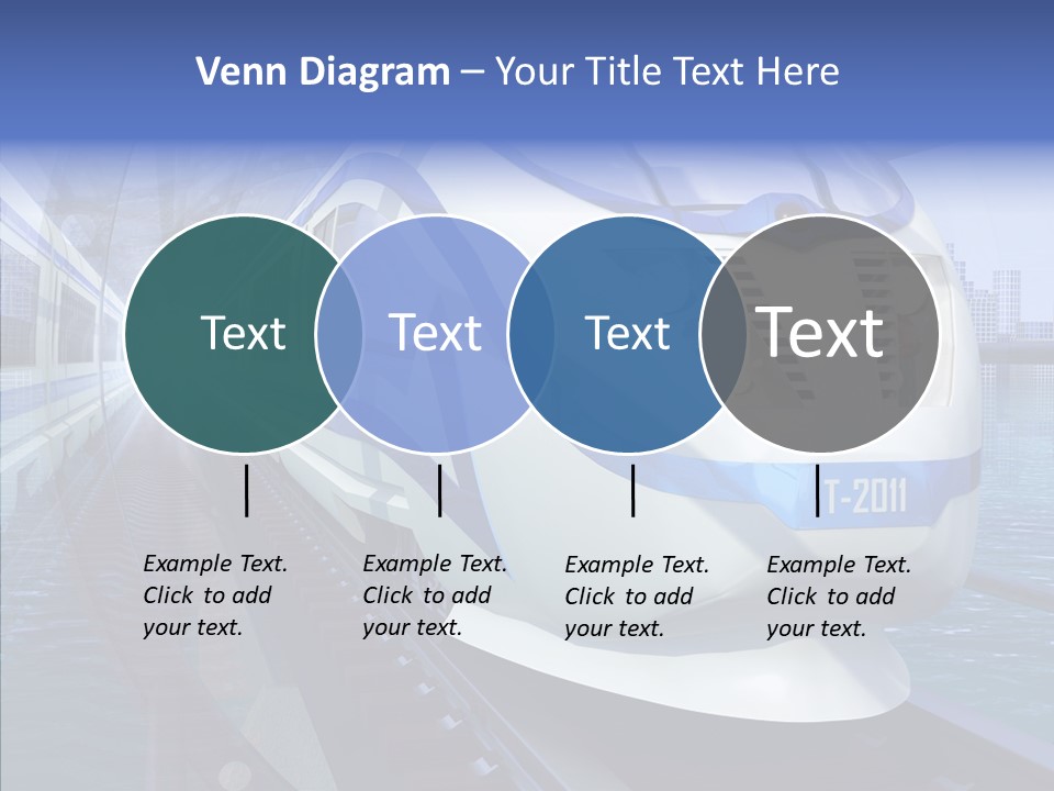 Track Vehicle City PowerPoint Template