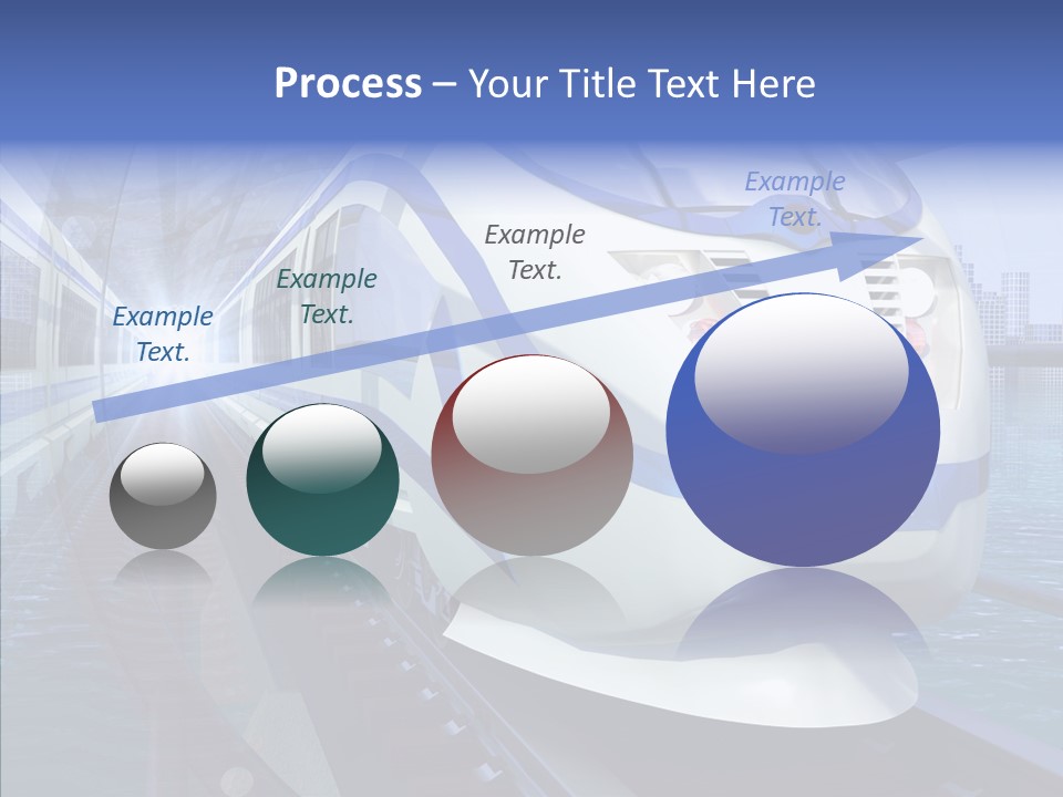 Track Vehicle City PowerPoint Template