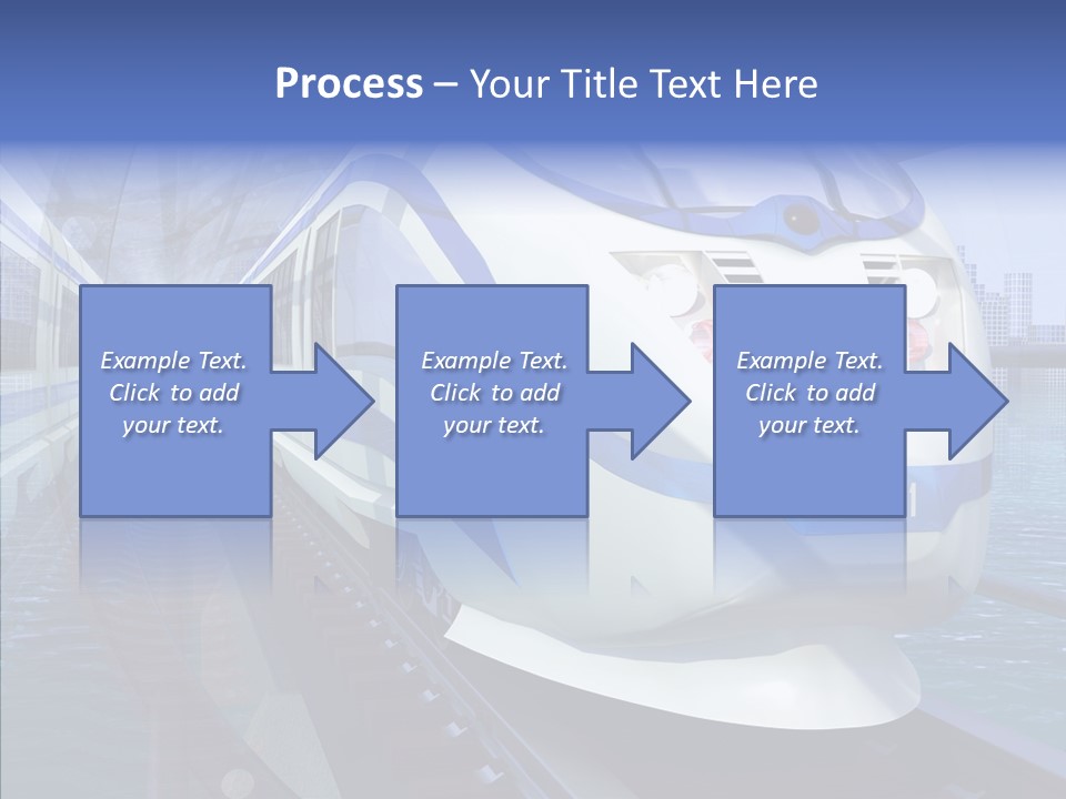Track Vehicle City PowerPoint Template
