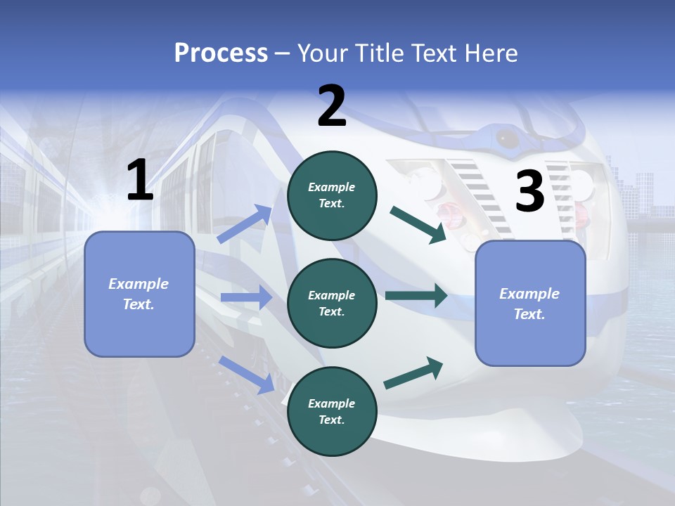 Track Vehicle City PowerPoint Template